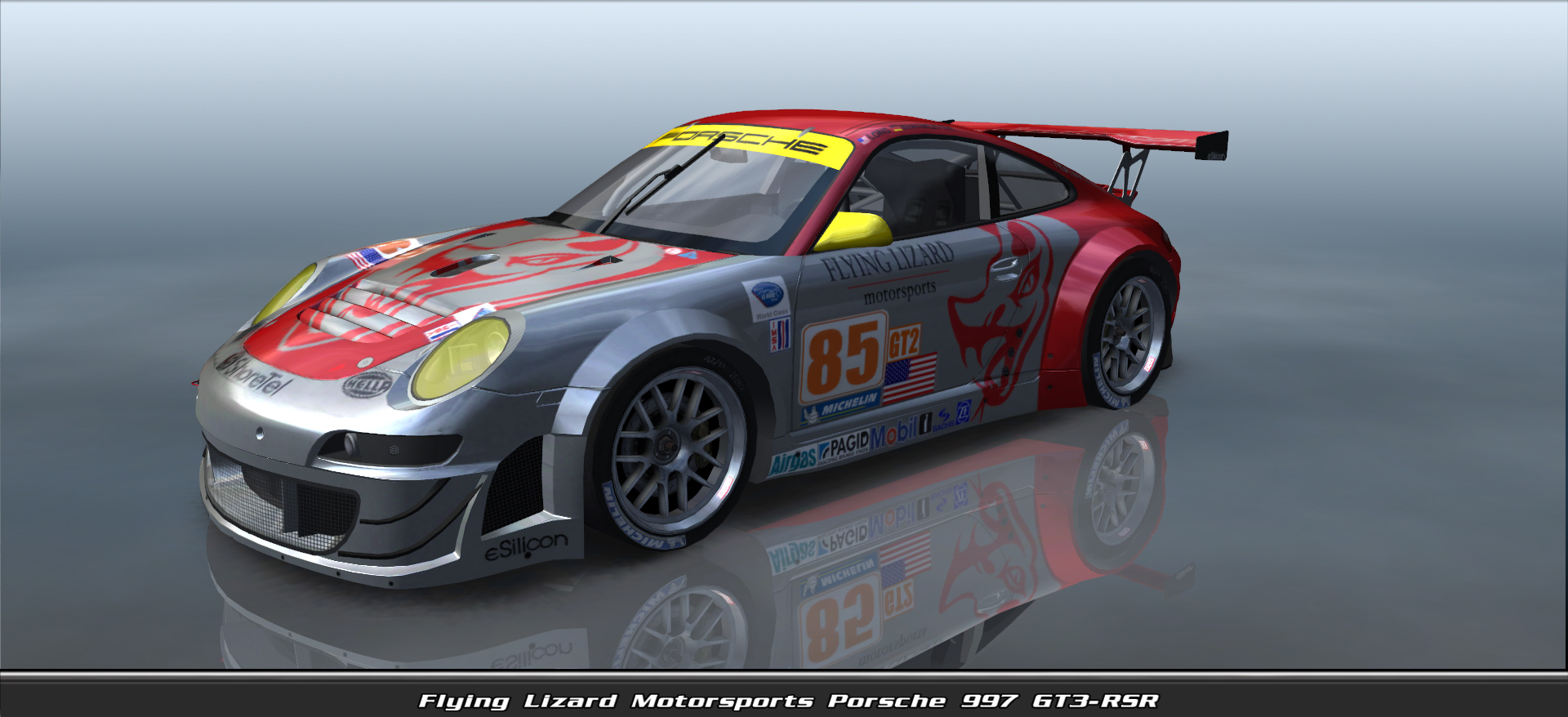 Flying Lizard Motorsports, Porsche 997 Gt3-rsr #9085, Driven By Tony Atkins
