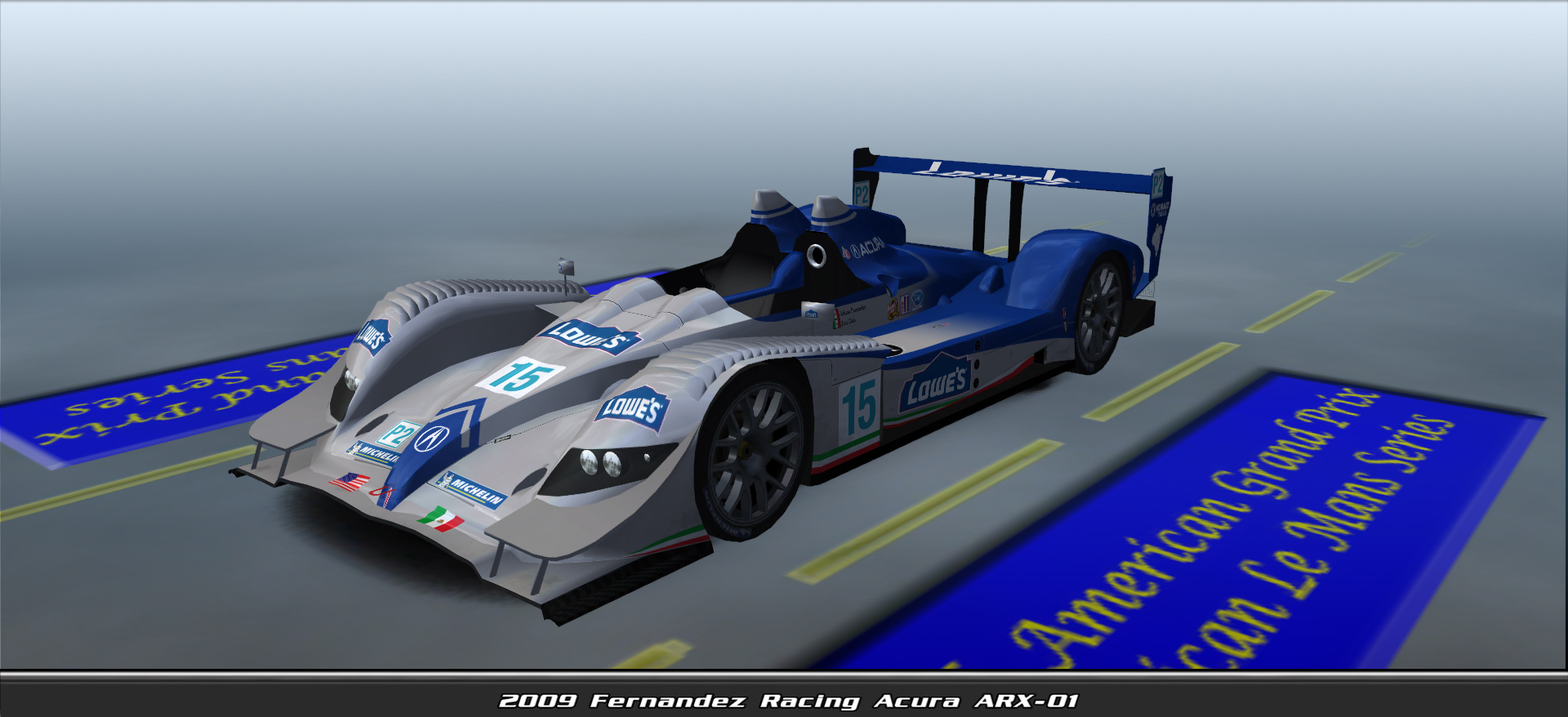 2009 Fernandez Racing, Acura Arx-01 #9015, Driven By Luis Diaz