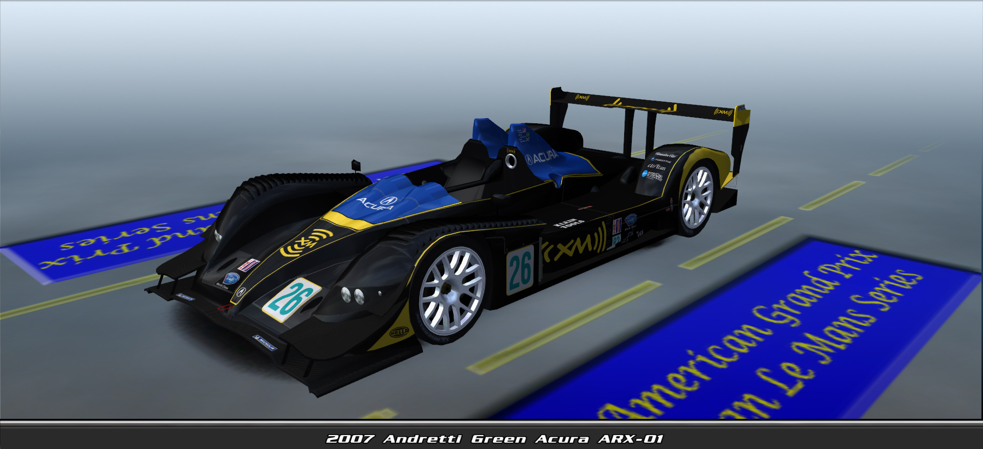 2007 Andretti Green, Acura Arx-01 #7026, Driven By Bryan Herta