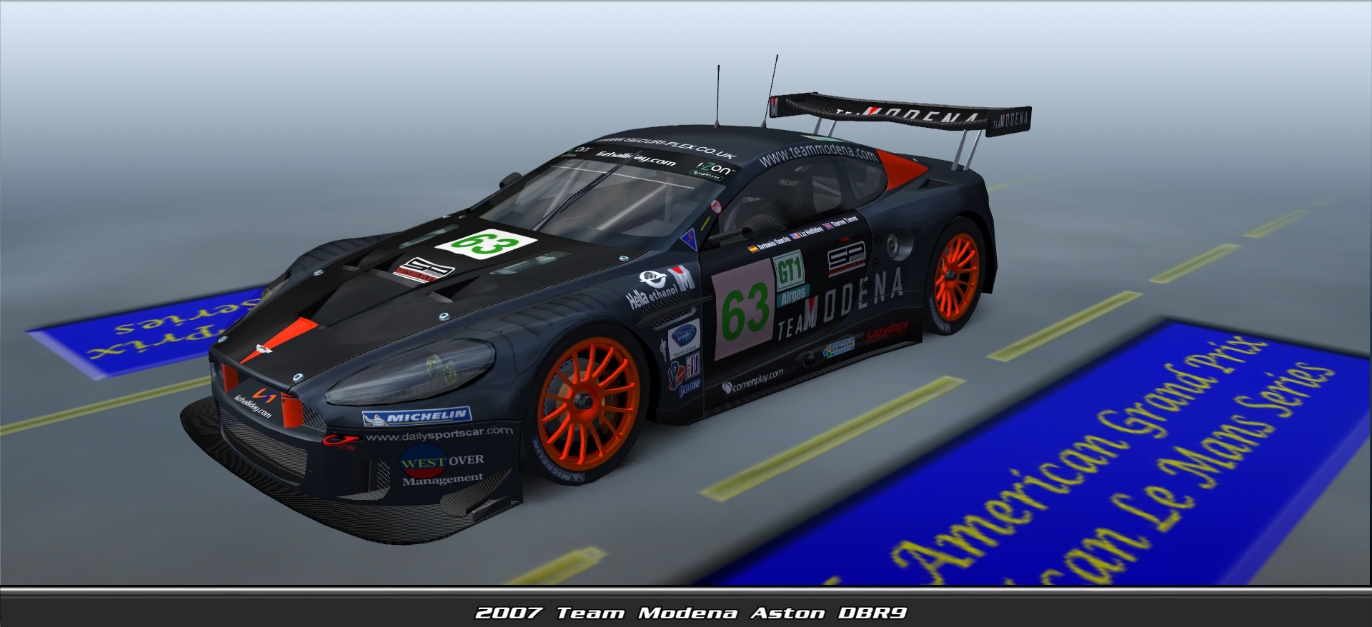 2007 Team Modena, Aston Dbr9 #7063, Driven By Fernando Horta