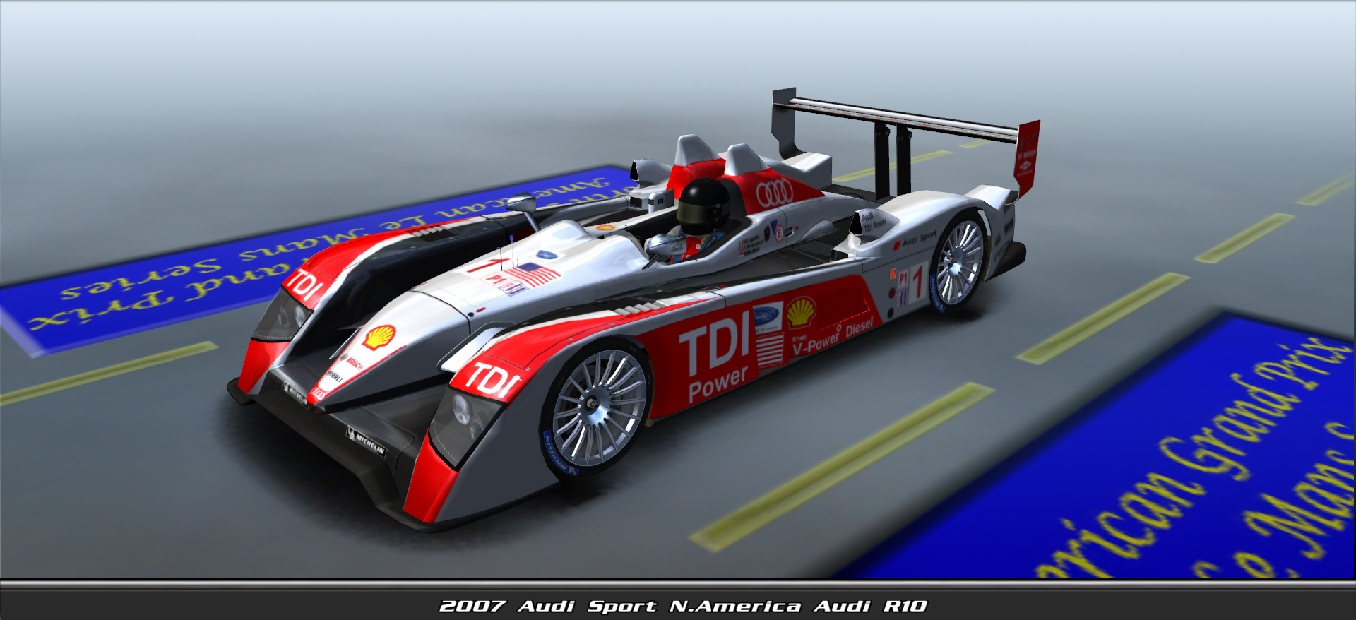 2007 Audi Sport N.america, Audi R10 #7001, Driven By Fernando Horta