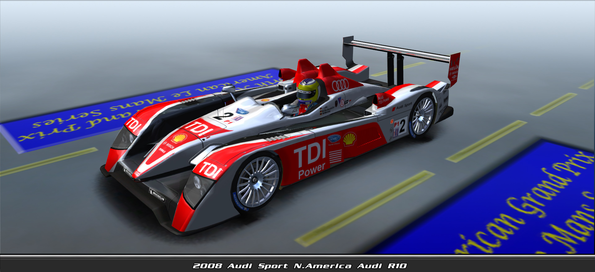 2008 Audi Sport N.america, Audi R10 #8002, Driven By Mike Rockenfeller