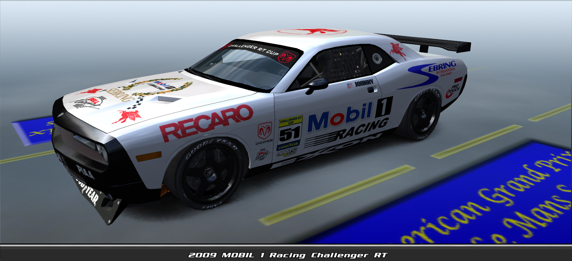 2009 Mobil 1 Racing, Challenger Rt #9051, Driven By Alex Funnell