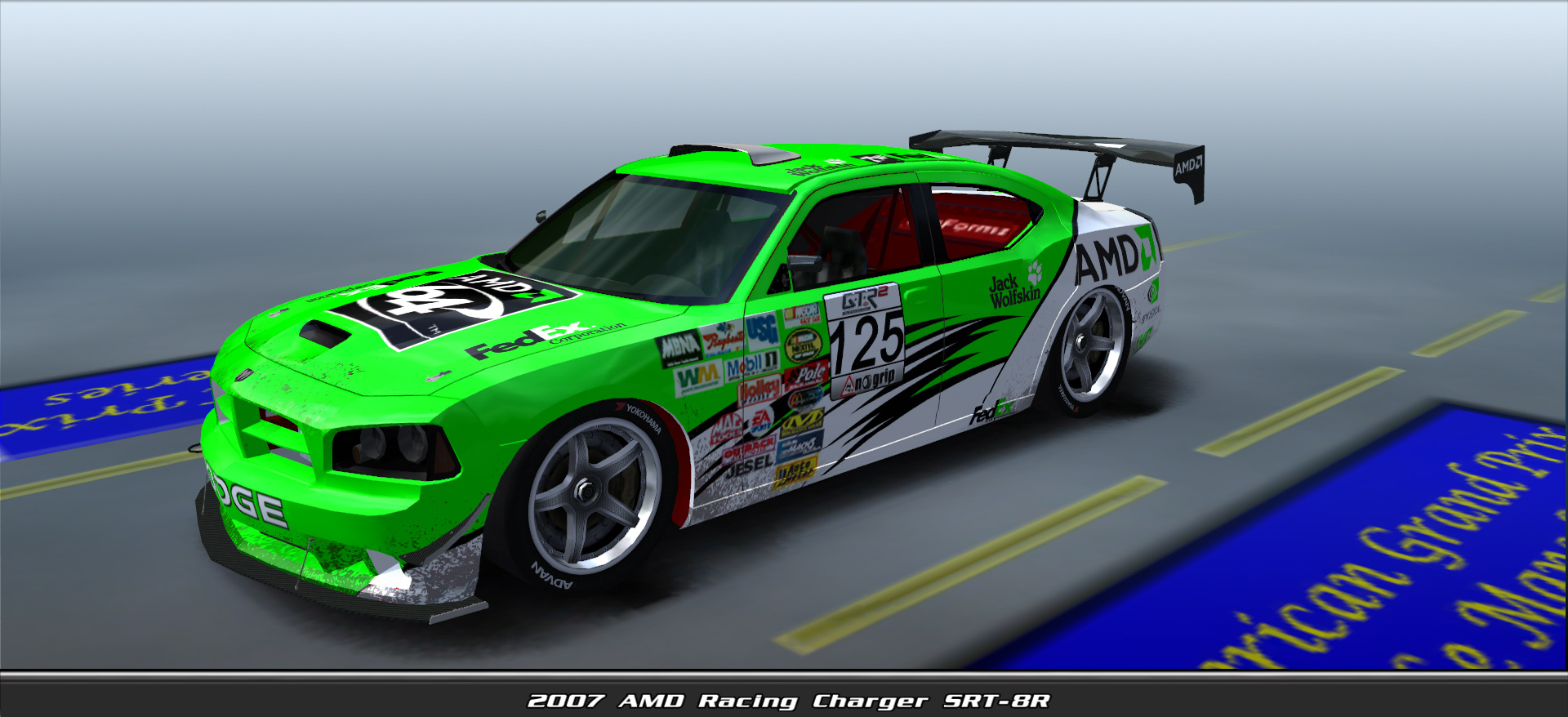 2007 Amd Racing, Charger Srt-8r #7125, Driven By Peter Van Houten