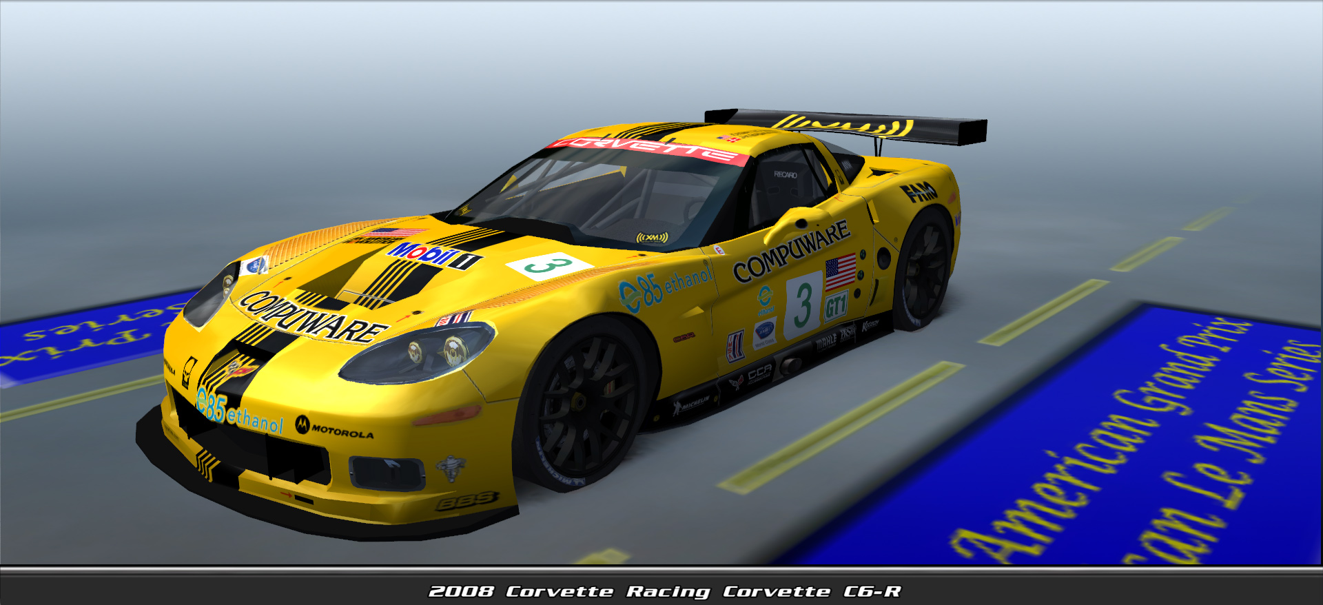 2008 Corvette Racing, Corvette C6-r #8003, Driven By Mansell