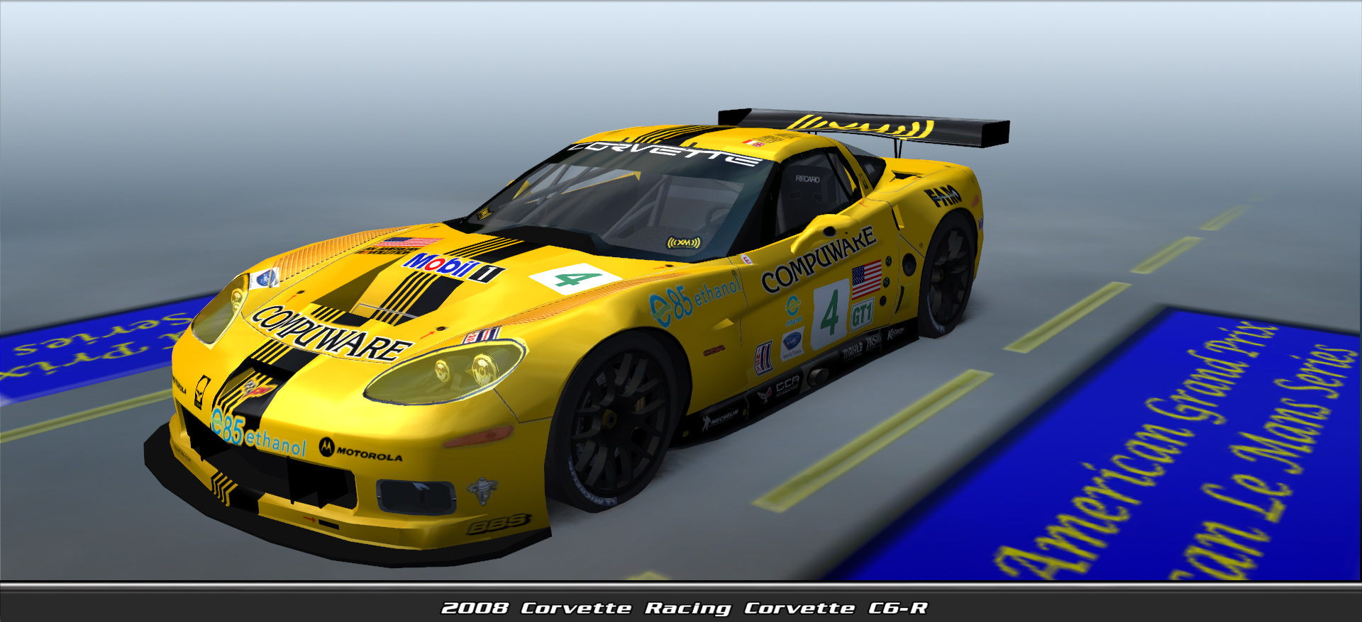 2008 Corvette Racing, Corvette C6-r #8004, Driven By Olivier Beretta