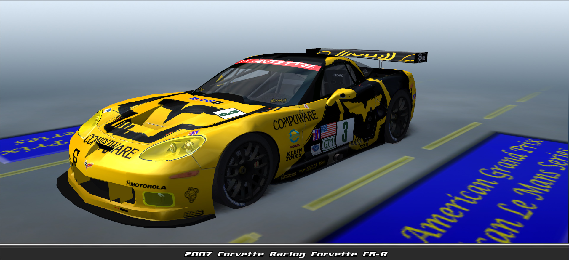 2007 Corvette Racing, Corvette C6-r #7013, Driven By Fernando Horta