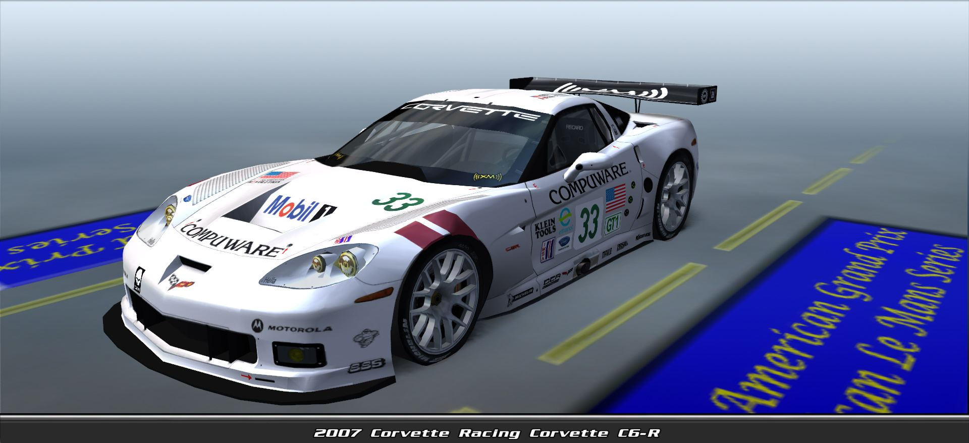 2007 Corvette Racing, Corvette C6-r #7033, Driven By Andy Pilgrim