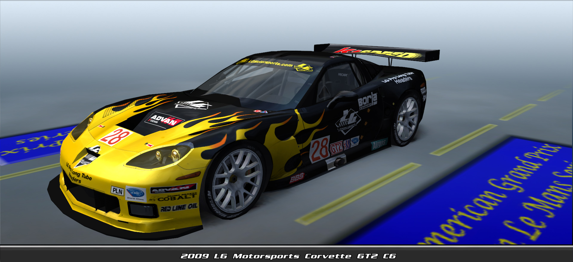 2009 Lg Motorsports, Corvette Gt2 C6 #9028, Driven By Lou Gigliotti