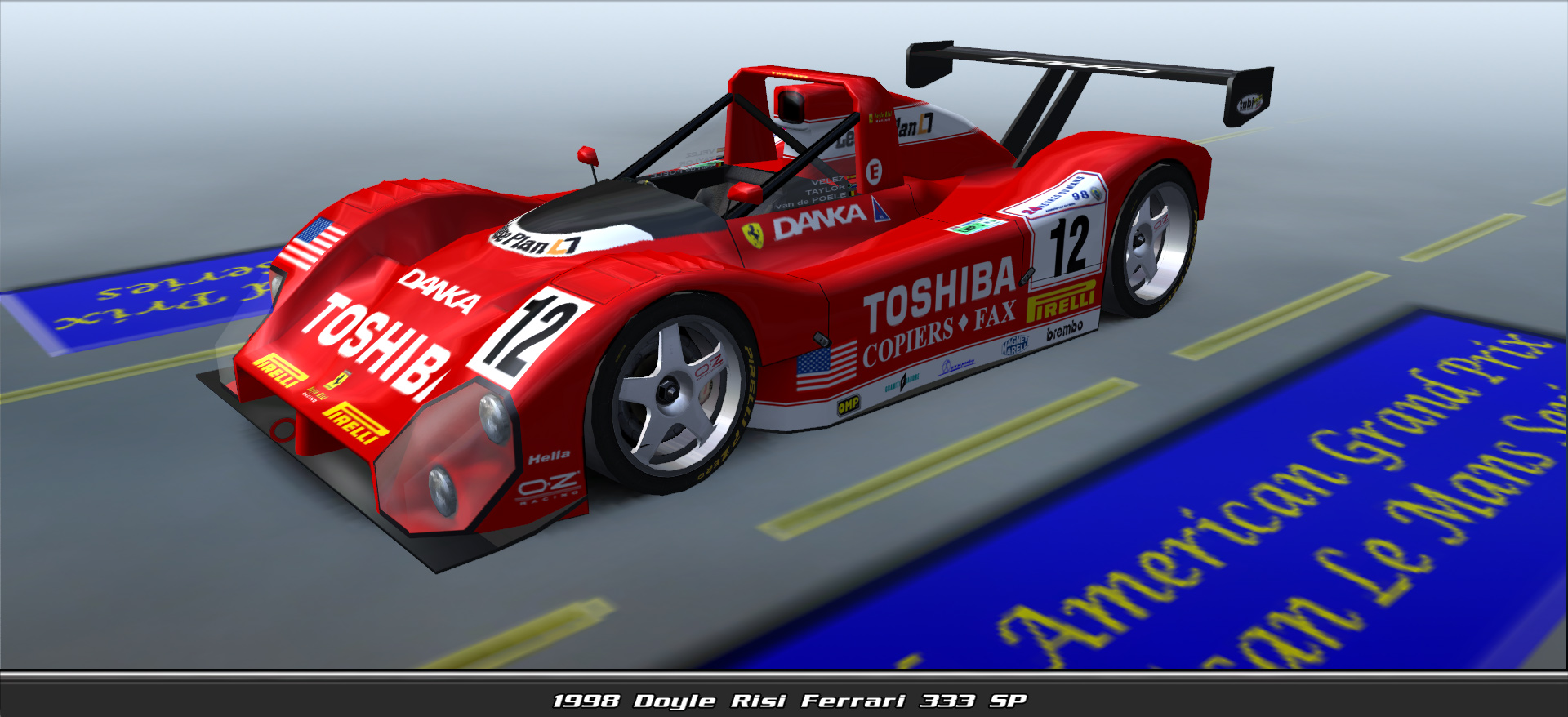 1998 Doyle Risi, Ferrari 333 Sp #98012, Driven By Eric Van De Poele