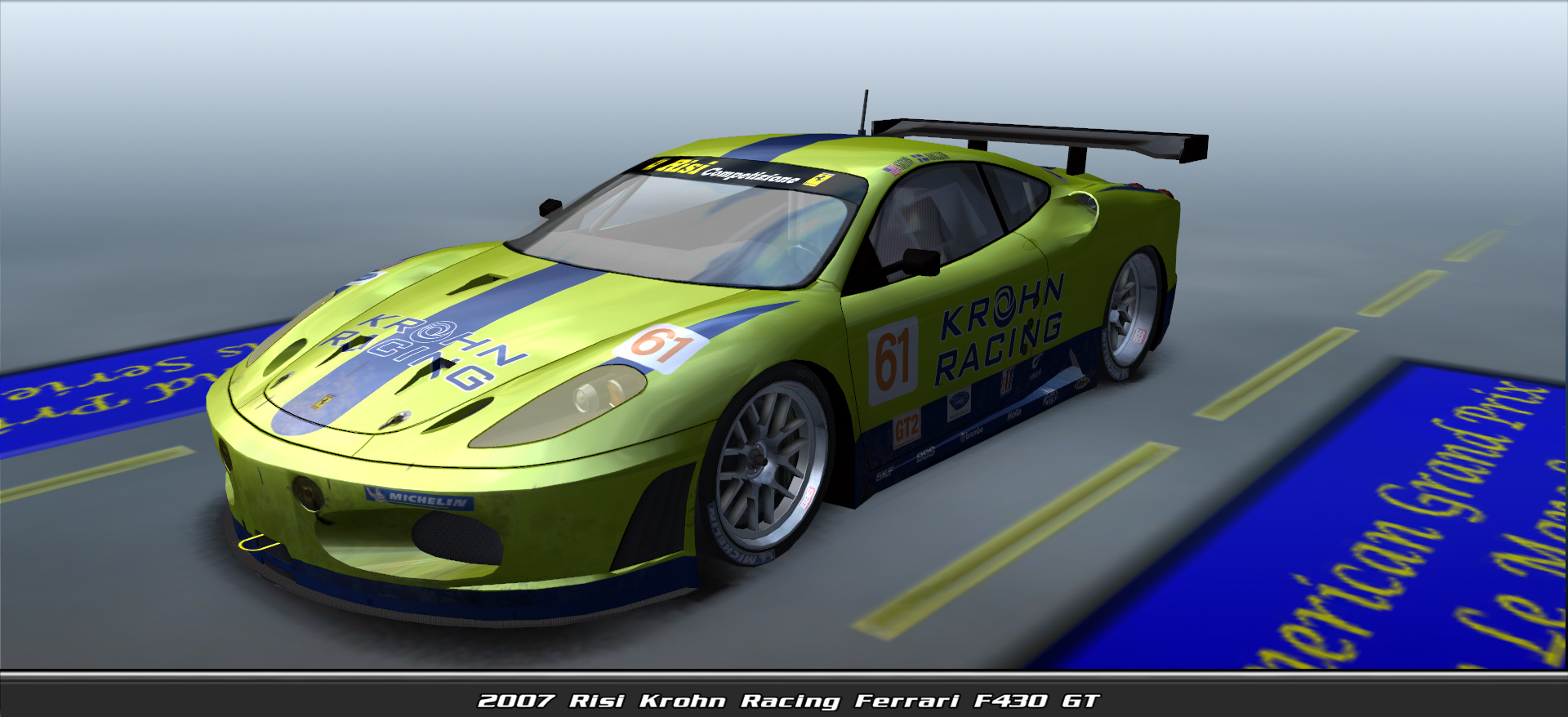 2007 Risi Krohn Racing, Ferrari F430 Gt #7061, Driven By Tracy Krohn