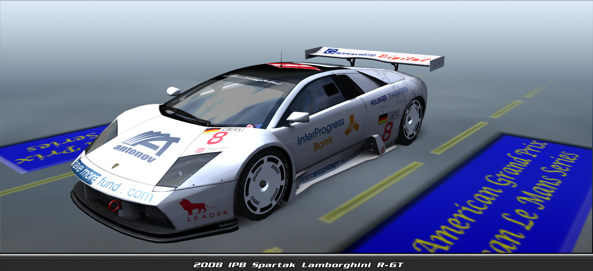 2008 Ipb Spartak, Lamborghini R-gt #8008, Driven By Alex Scott