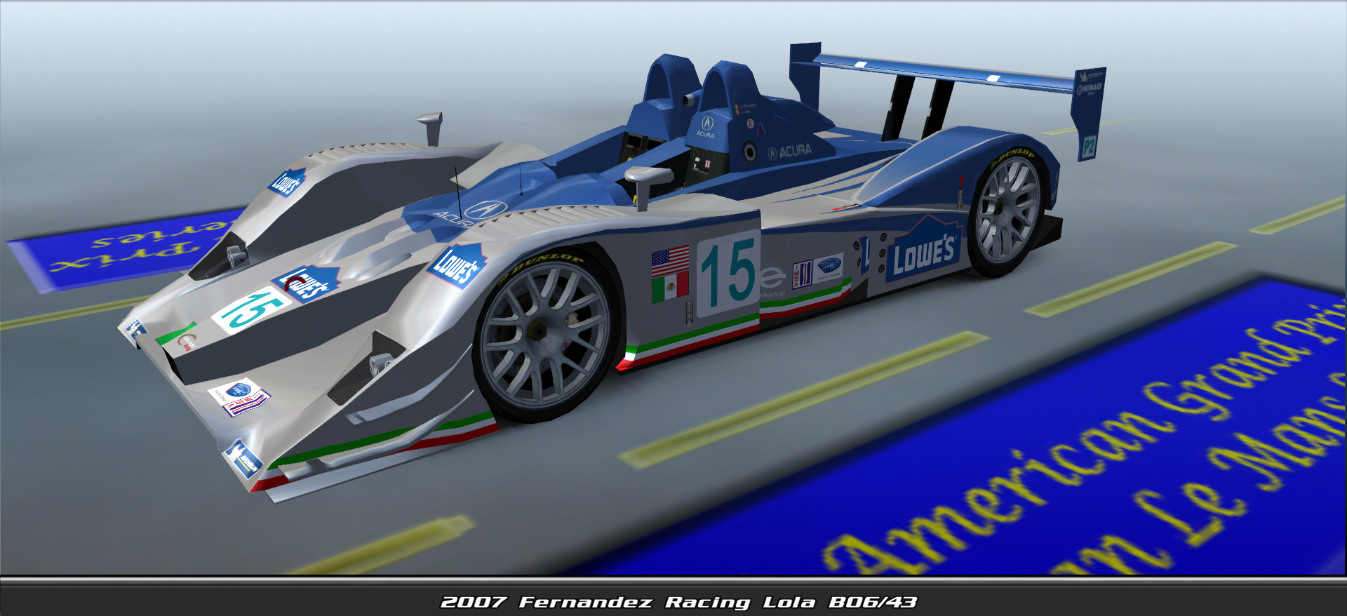 2007 Fernandez Racing, Lola B06/43 #7115, Driven By Adrian Fernandez