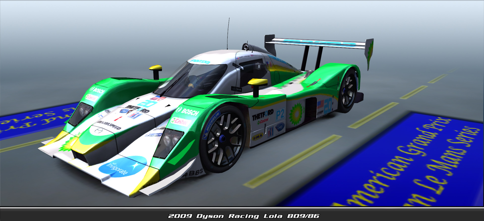 2009 Dyson Racing, Lola B09/86 #9020, Driven By Butch Leitzinger