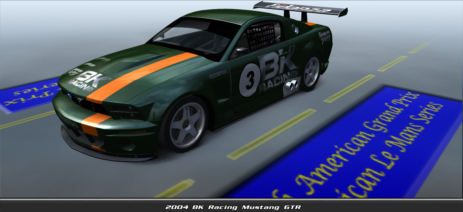 2004 Bk Racing, Mustang Gtr #4003, Driven By Tim Wilson
