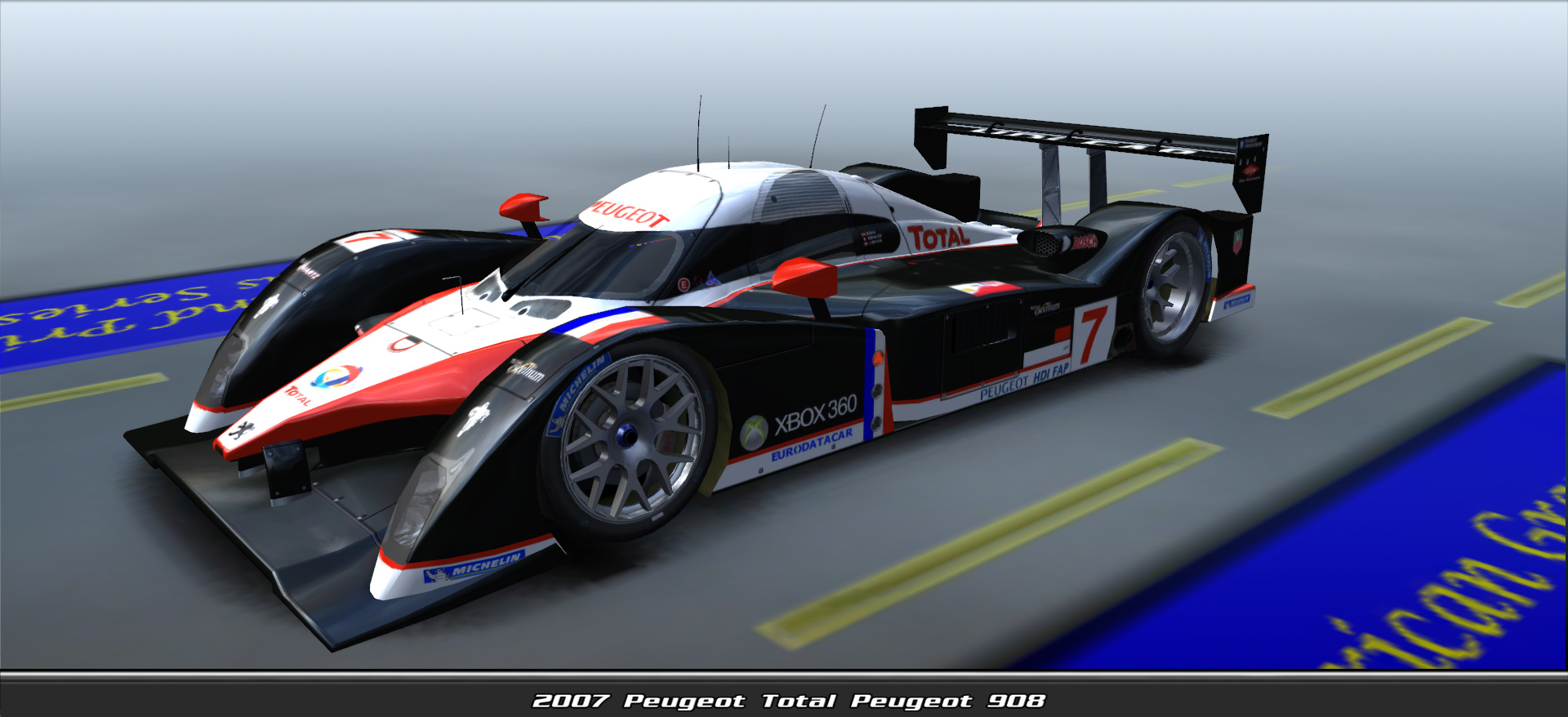 2007 Peugeot Total, Peugeot 908 #7007, Driven By Christian Klien