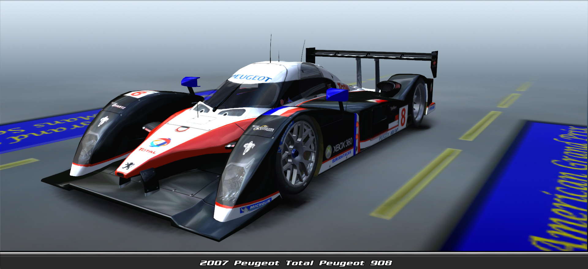 2007 Peugeot Total, Peugeot 908 #7008, Driven By Alexander Wurz