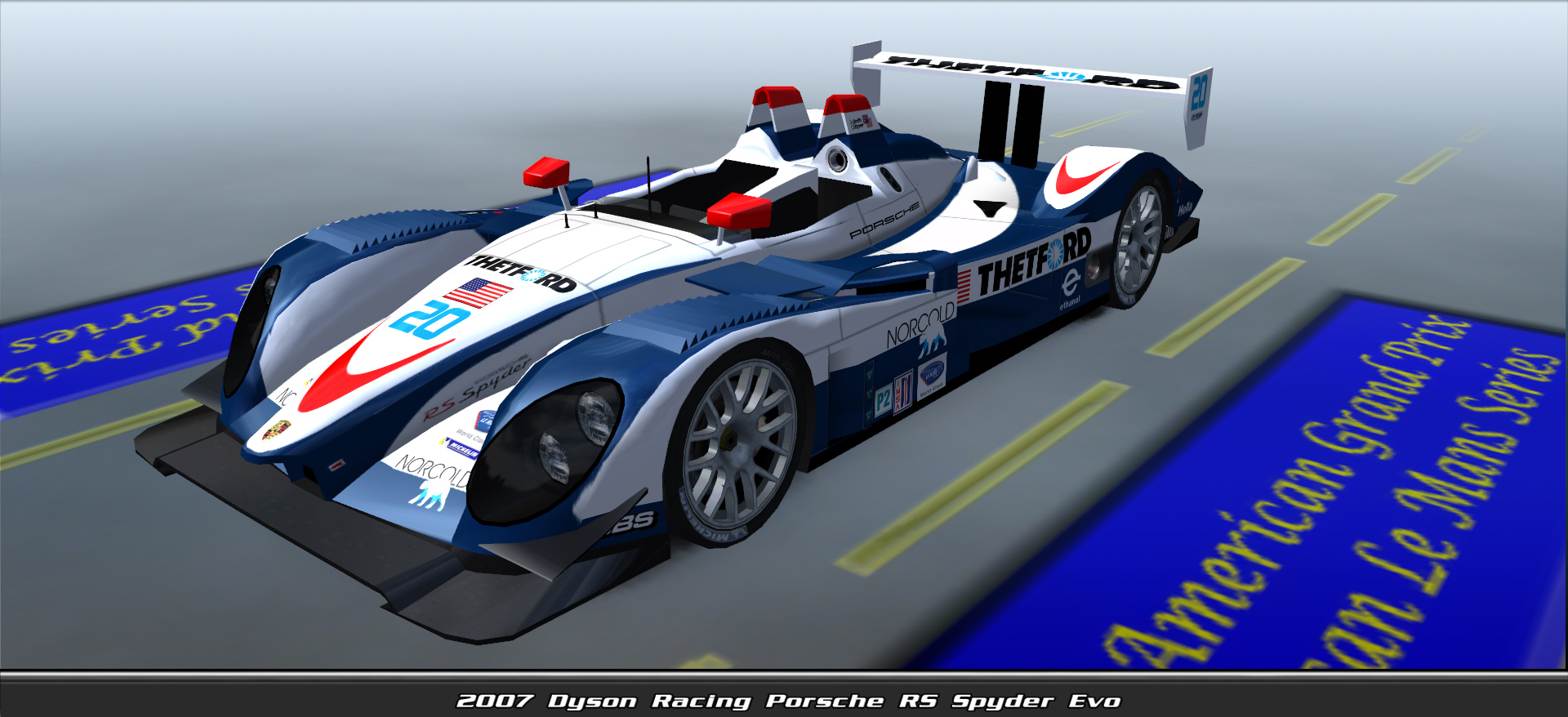 2007 Dyson Racing, Porsche Rs Spyder Evo #7020, Driven By Chris Dyson