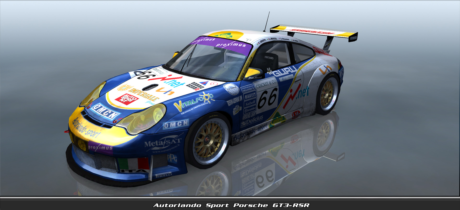 Autorlando Sport, Porsche Gt3-rsr #4066, Driven By Fernando Horta