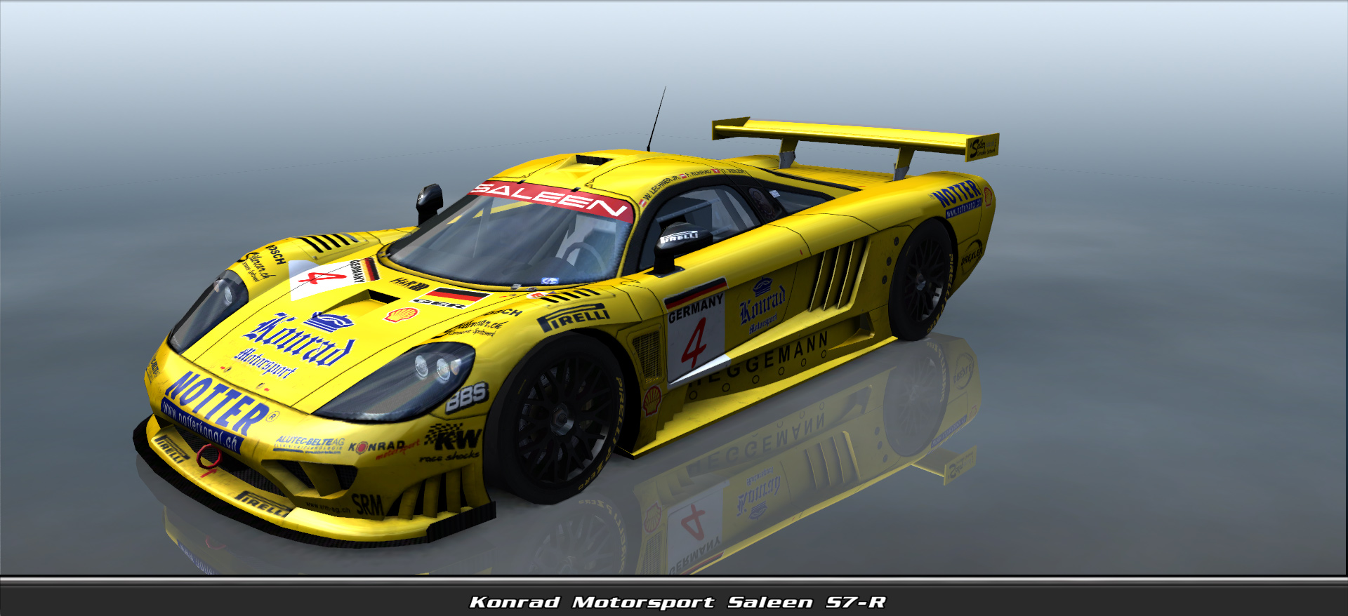 Konrad Motorsport, Saleen S7-r #4004, Driven By Juliano Flores