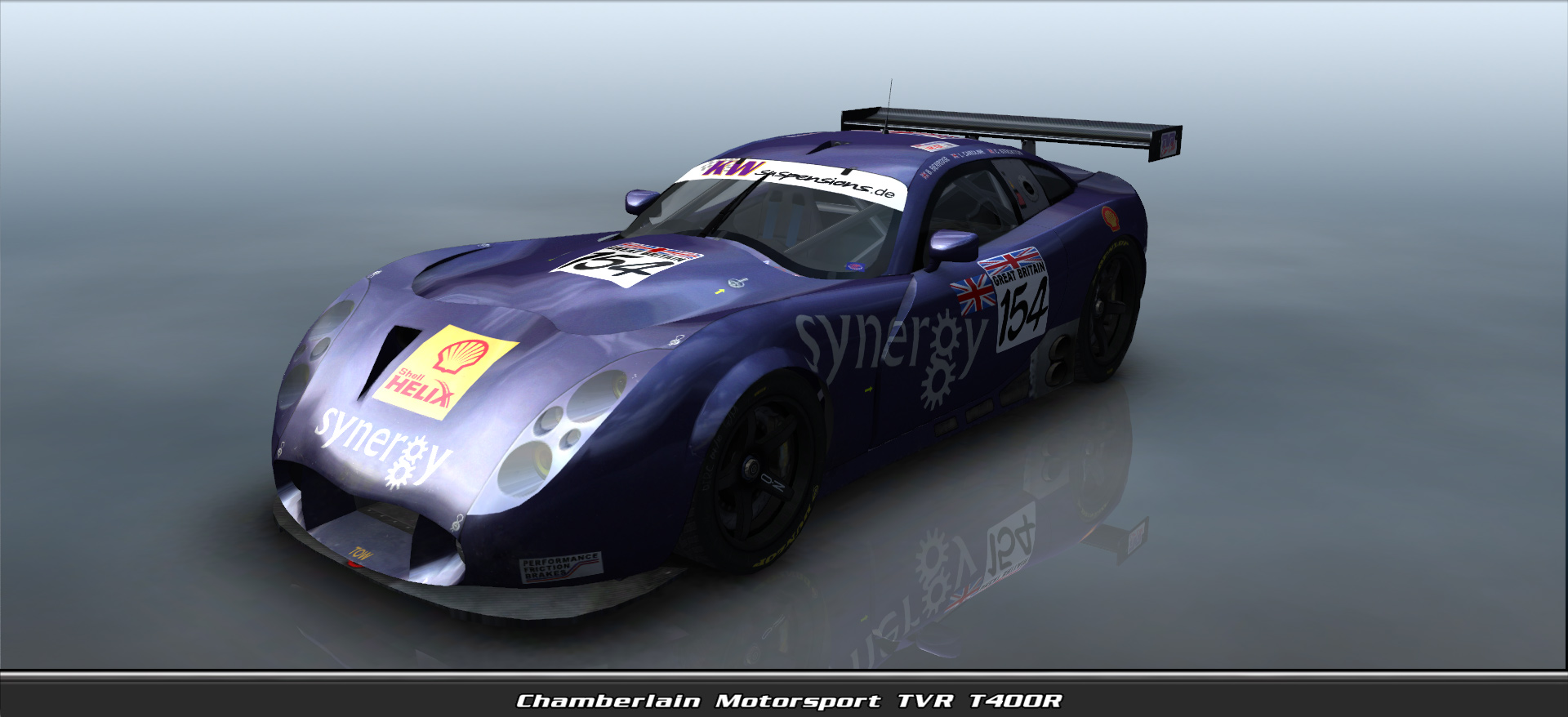 Chamberlain Motorsport, Tvr T400r #4074, Driven By Driver 74