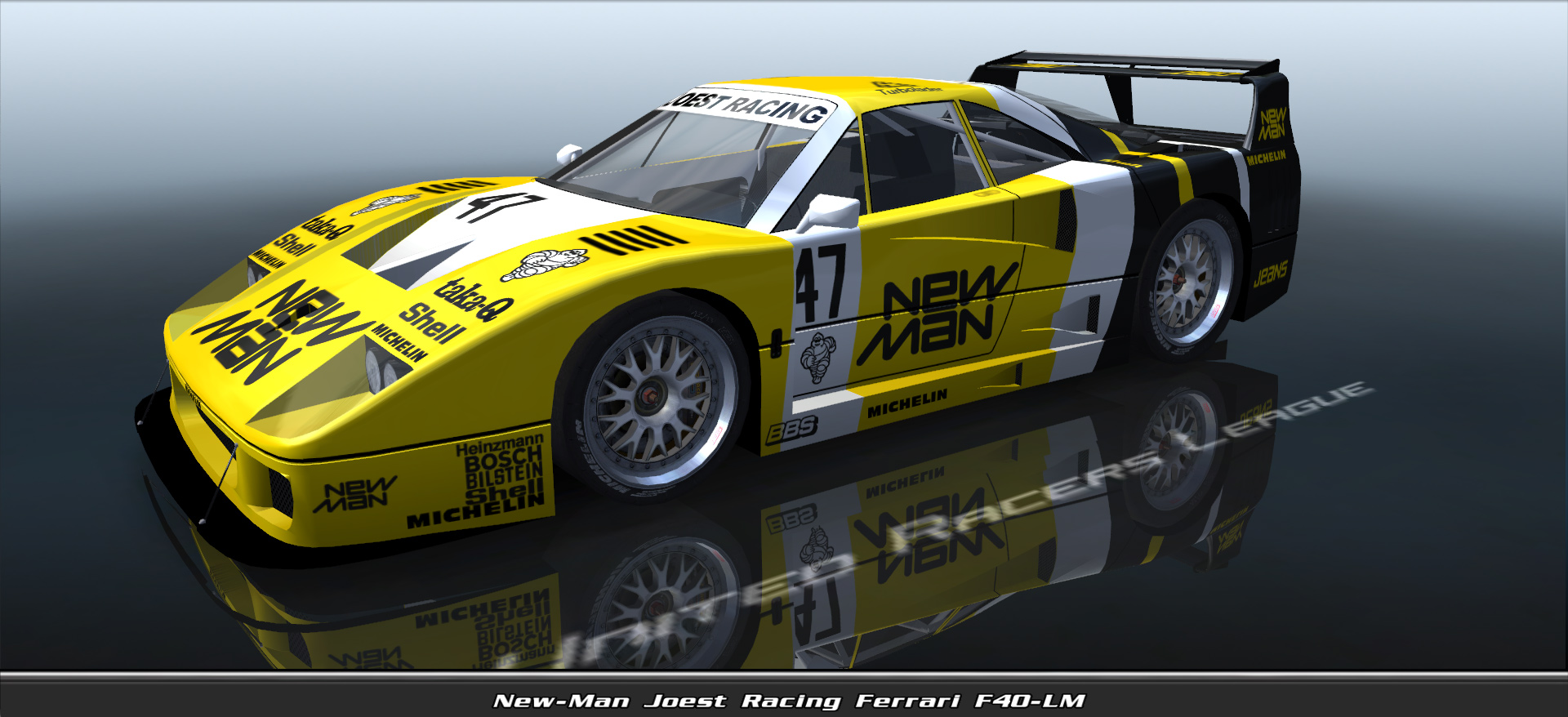 New-man Joest Racing, Ferrari F40-lm #13047, Driven By Dimitrios Batzios