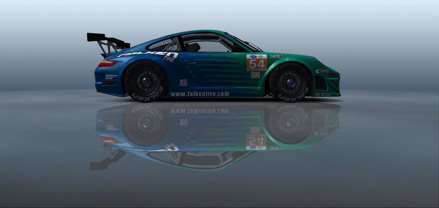 Team Falken Tire, Porsche 997 Gt3-rsr #10054, Driven By Driver 54