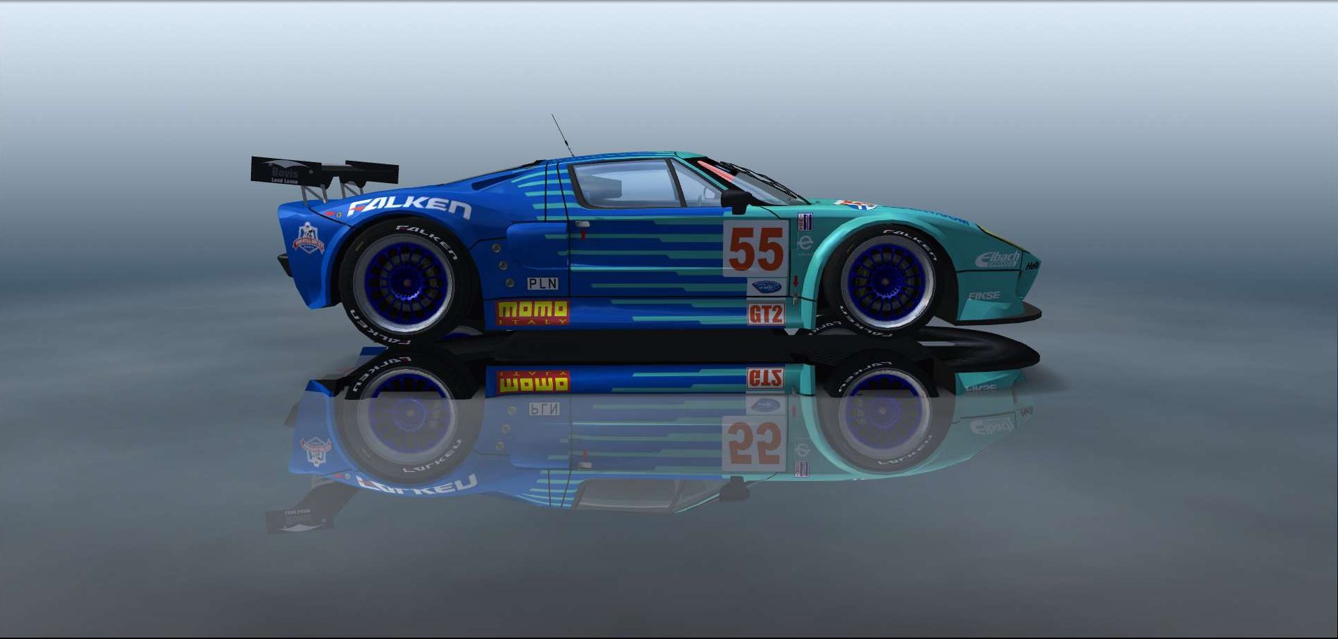 Black Swan Racing, Doran - Ford Gt-r #8055, Driven By Fernando Horta