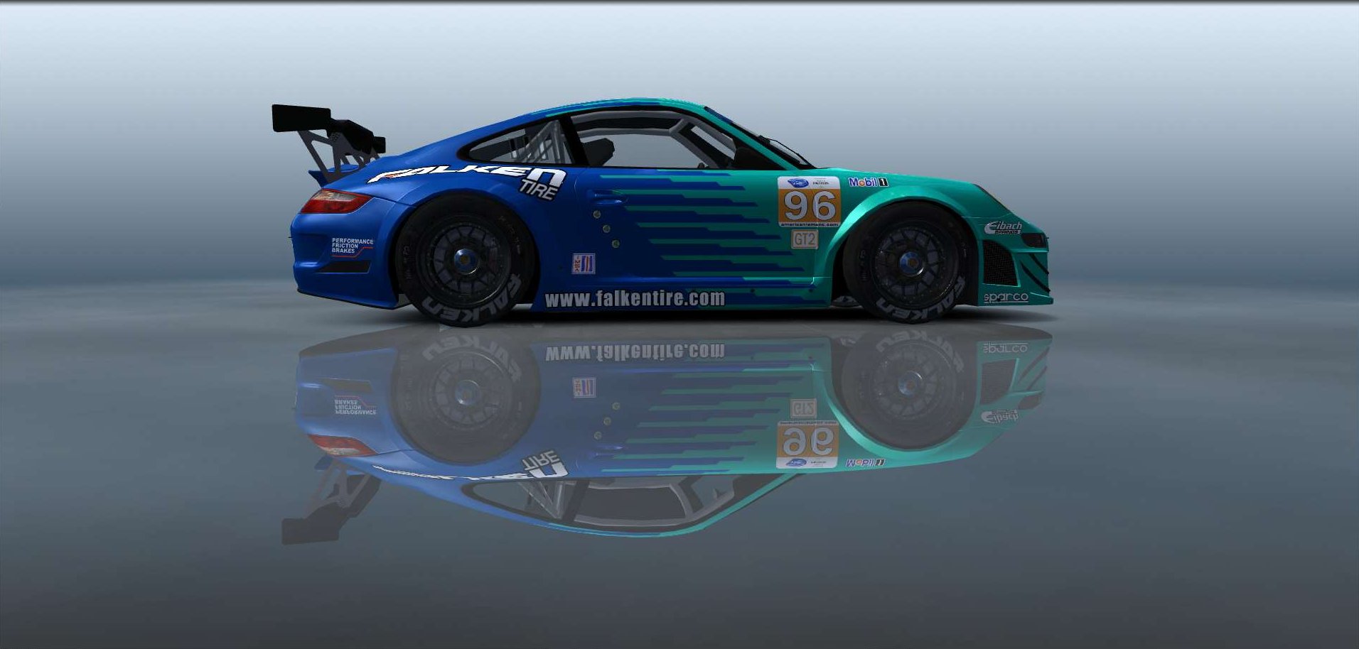 Team Falken Tire, Porsche 997 Gt3-rsr #10096, Driven By Mitch Vamos